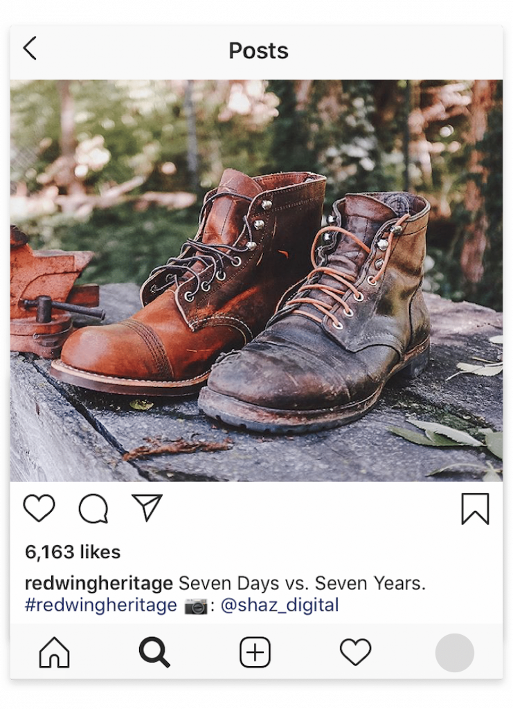 Red Wing Heritage instagram captions