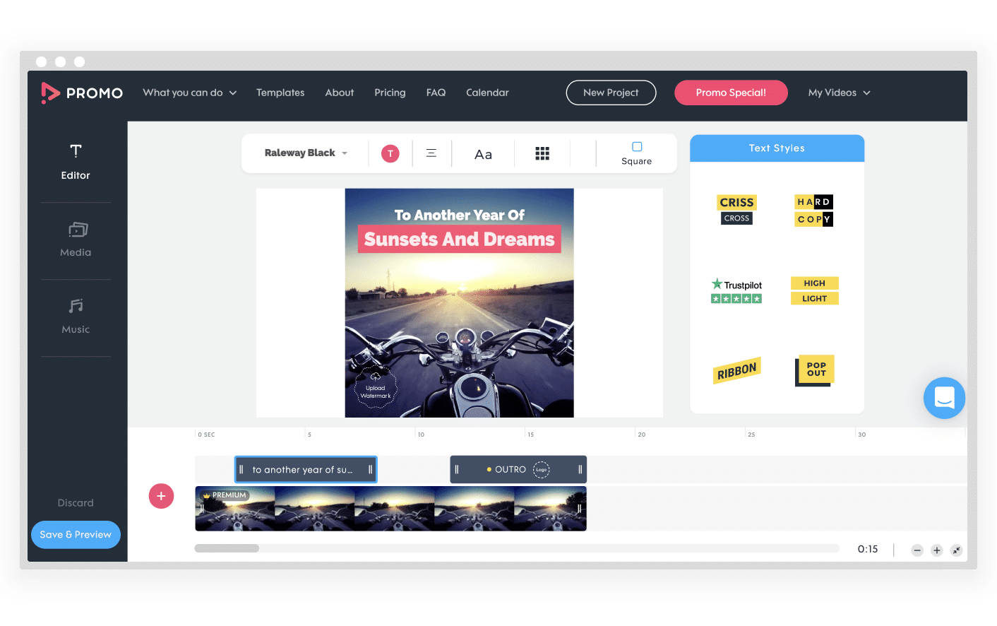 Promo.com Video Editor