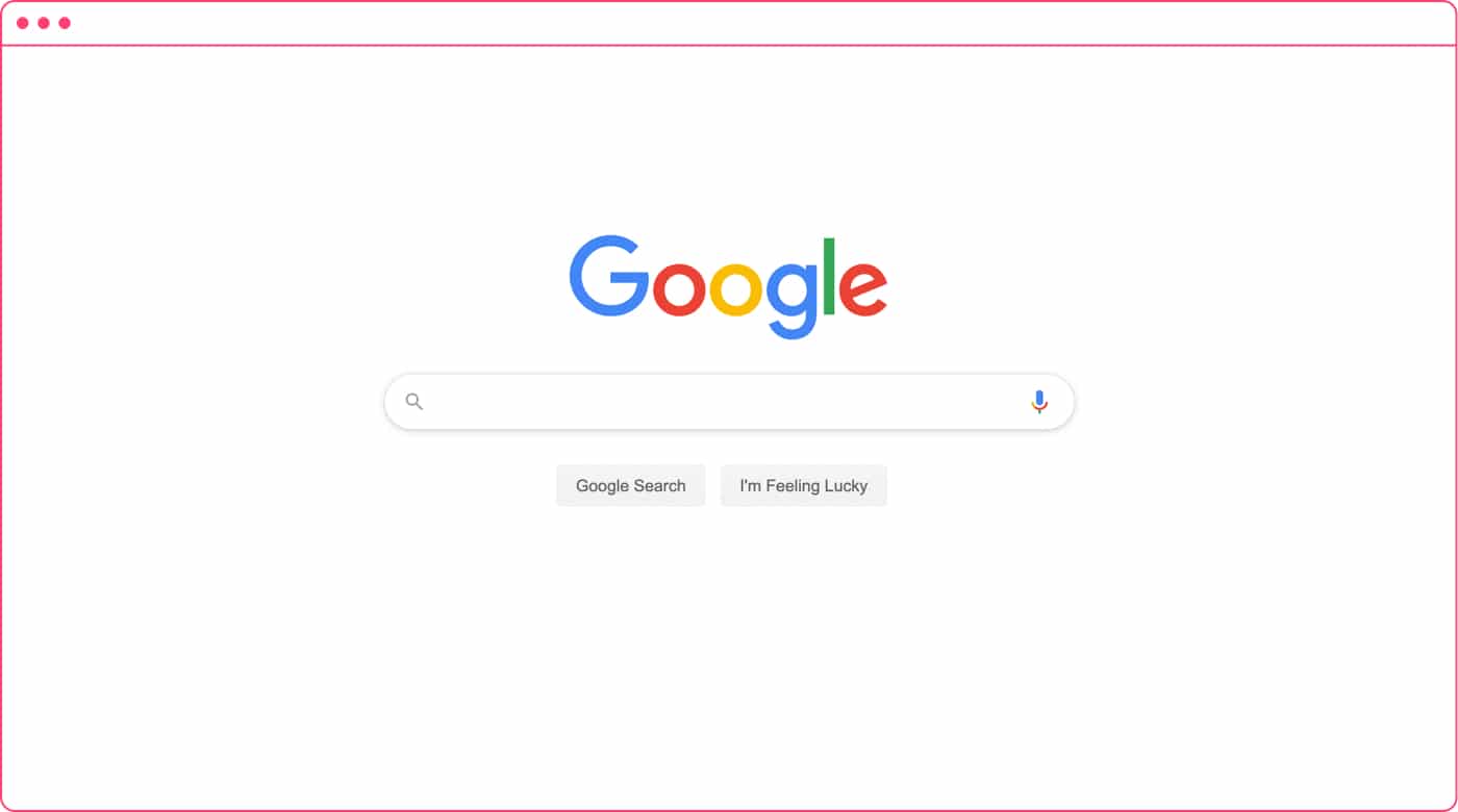 google simple design