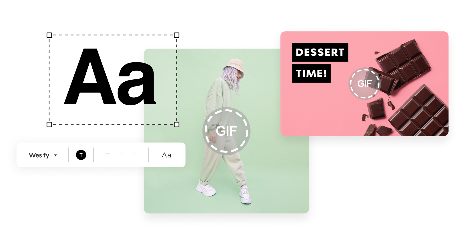 Engage your audience by adding text to GIF online