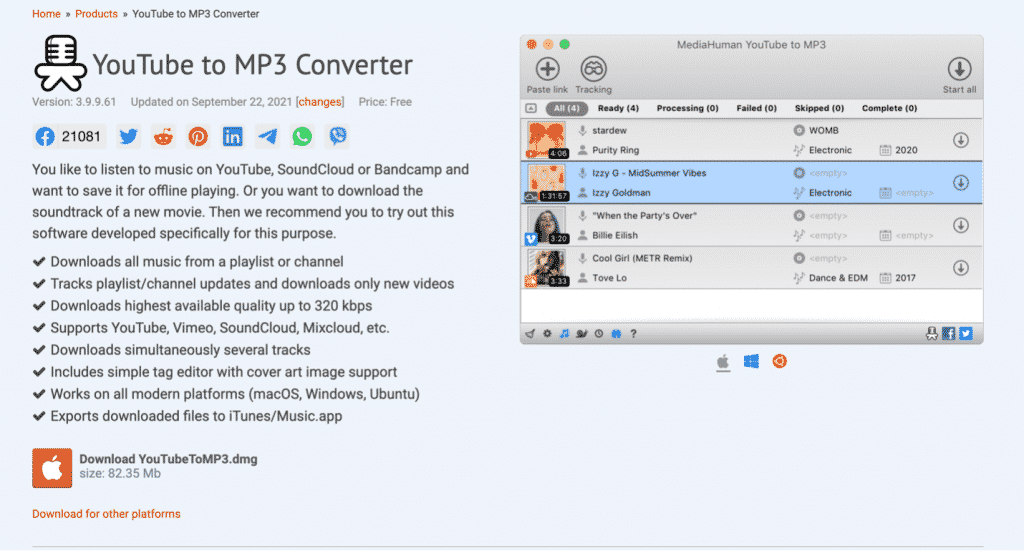 MediaHuman  To MP3 Converter Alternatives for Android: Top