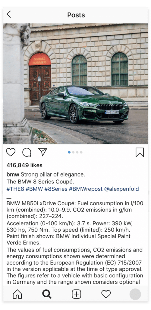 BMW Instagram Captions